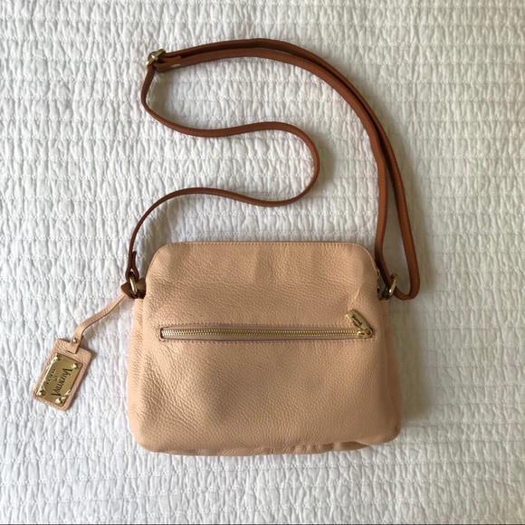 Valentina Handbags - Valentina Blush/Peach Pebble Leather Purse
